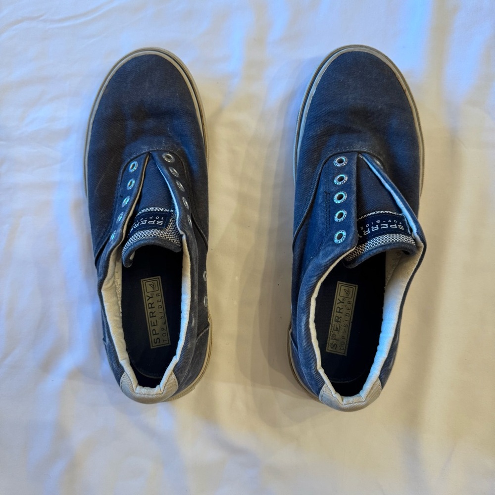 Sperry Blue Slip-On Sneakers